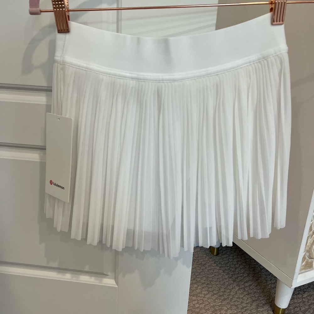 Mesh Pleats Tennis Skirt